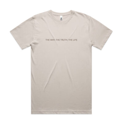 The Way Bubble Logo Unisex Tee in Brown Thumbnail