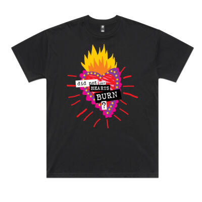Did Not Our Hearts Burn Oversized Tee Thumbnail